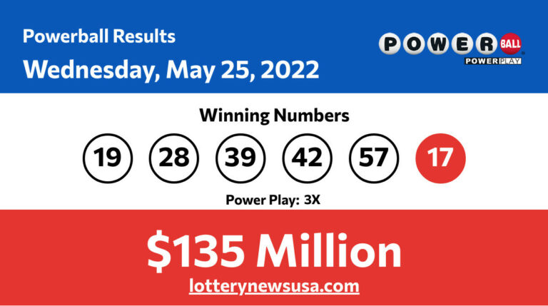 Powerball winning number for Wednesday, May 25, 2022