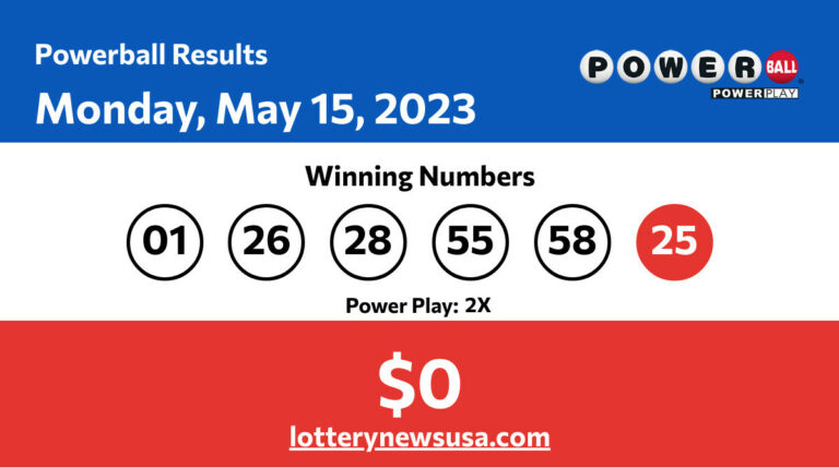 Powerball winning numbers for 05/15/23; Did anyone win the $0 jackpot? Powerball winning number for Monday, May 15, 2023