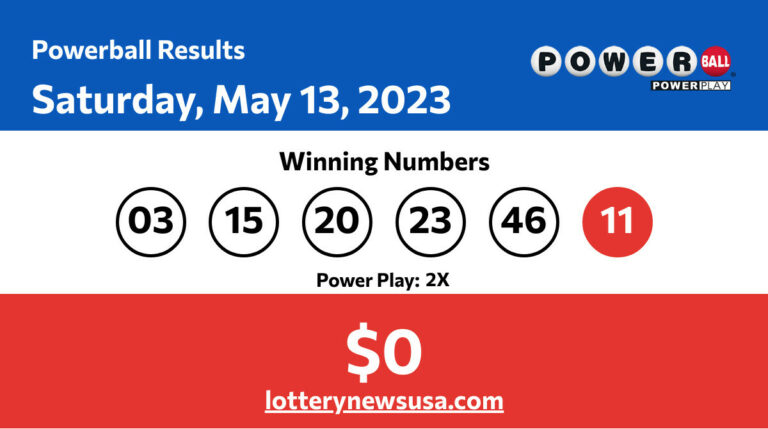 Powerball results for 05/13/23; Did anyone win the Powerball jackpot worth $0 ? Powerball winning number for Saturday, May 13, 2023