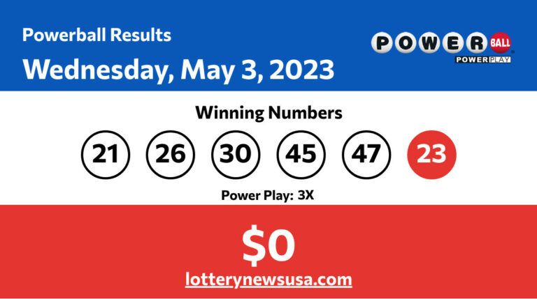Powerball winning numbers for Wednesday, May 3, 2023; Did anyone win the Powerball jackpot worth $0 ? Powerball winning number for Wednesday, May 03, 2023