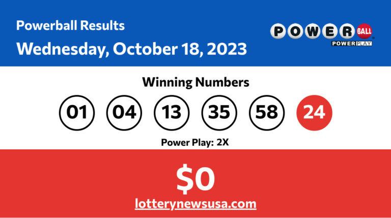 Powerball winning numbers for Wednesday, October 18, 2023; Did anyone win the Powerball jackpot worth $0 ? Powerball winning number for Wednesday, October 18, 2023